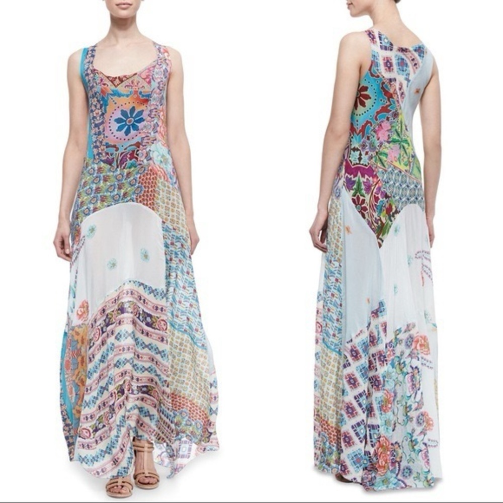 Johnny was printed Maxi dress XL